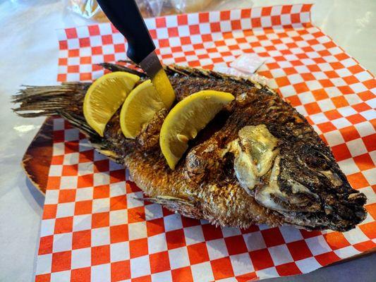 Fried Tilapia -Whole-