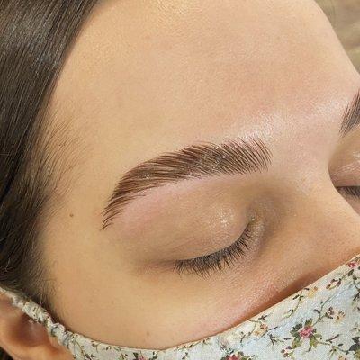 Brow lamination exclusively available in our Beacon Hill location with Akriti.