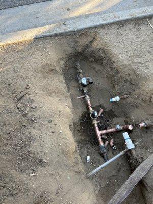 Water main installation