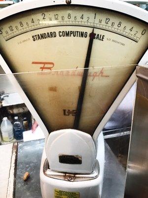 Old fashion scale!