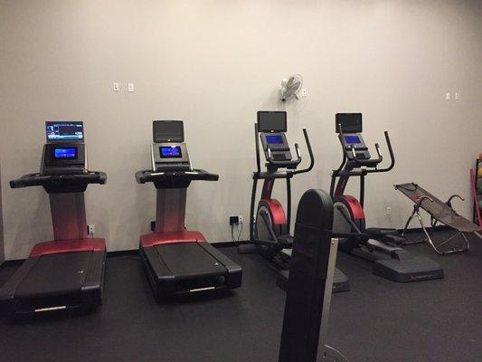 Ellipticals and treadmills