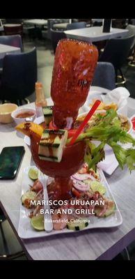 Michelada preparada