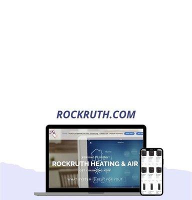 RockRuth Heating & Air Homepage & Products to purchase online