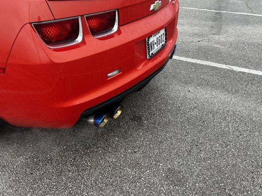 Exhaust tips for a 2010 camaro SS