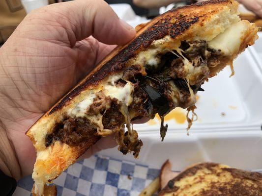 Sexy Grilled Cheese and Salad