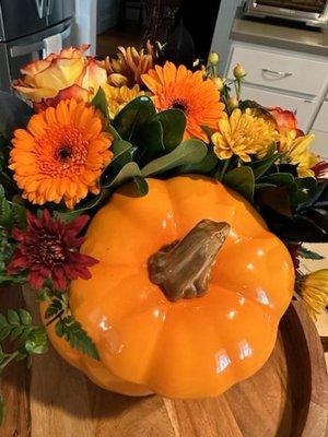 Beautiful pumpkin arrangement