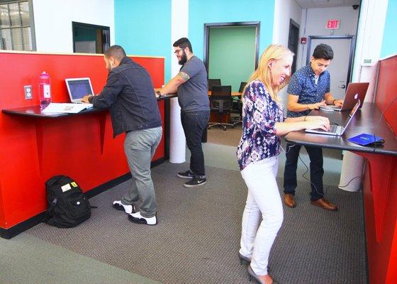 Standing desks