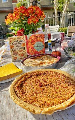 Roseberry Cobbler and Pecan Pie