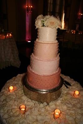 Not my wedding cake, but one that L.A. Sweets has in the portfolio.