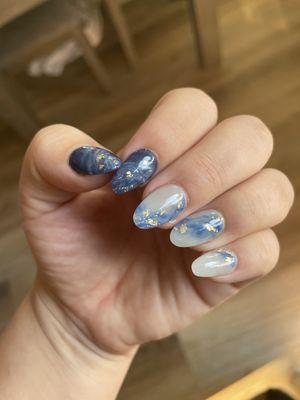 Marble nails