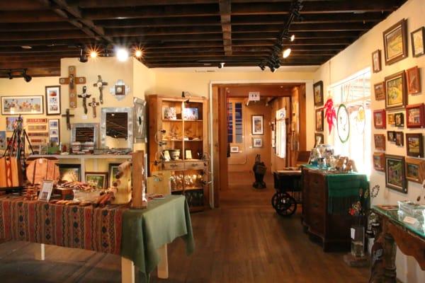 Inside Genuine Southwest Art & Gifts.