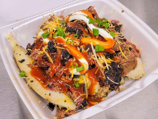 Loaded BBQ Baked Potato