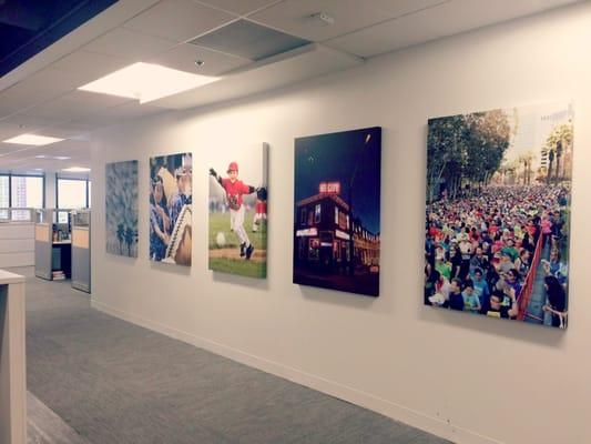 Wall of photos