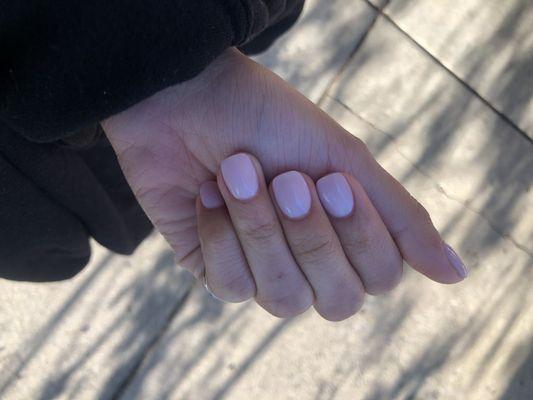 Dipped nails