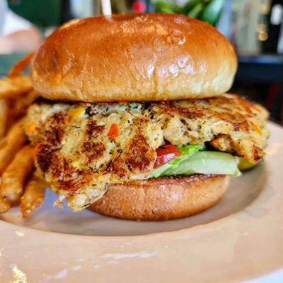 The Crabcake sandwich