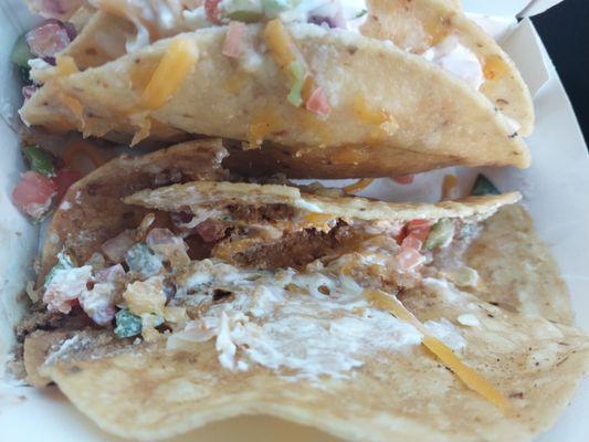 How do you forget the meaton a taco? It's a taco