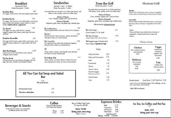 menu august 2015