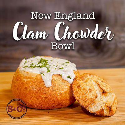 Clam Chowder Bread Bowl