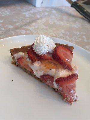 Strawberry tart. So light and fresh- perfect for a hot summer night