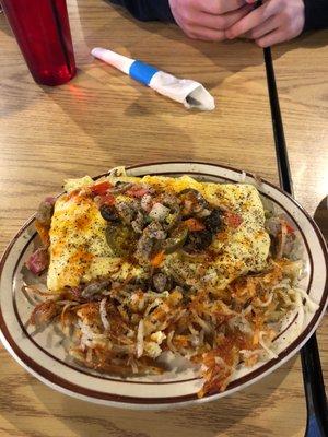 Kitchen sink omelette. Great food!