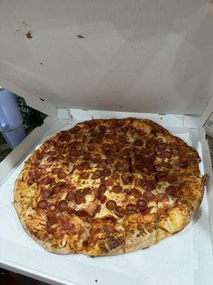 Pepperoni pizza