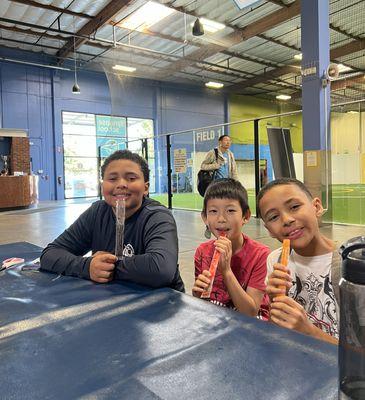 Summer camp popsicles at the end of the day!