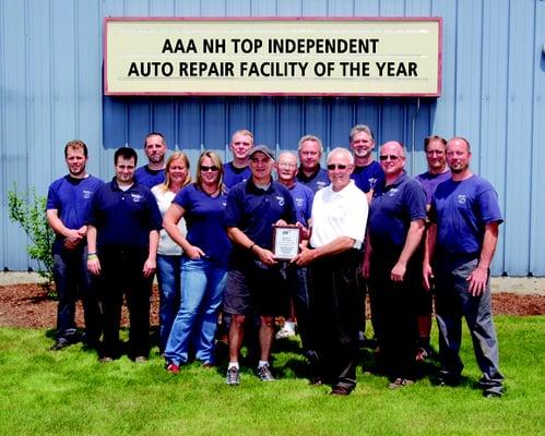 AAA NH Top Independent Auto Repair Facility of the Year