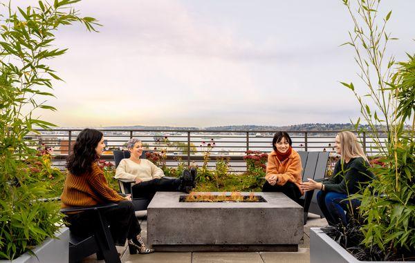 Kirin Apartments Rooftop Deck, Seattle WA - Photo by Rafael Soldi