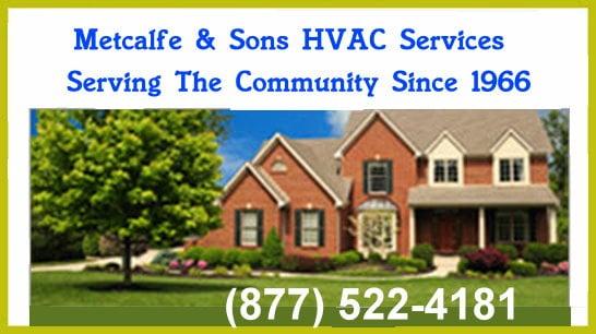 Metcalfe Heating and Air Conditioning Quality HVAC Services with phone (301) 868-6330