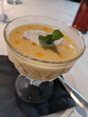 chilled Sweet & Spicy Mango Soup is glorious