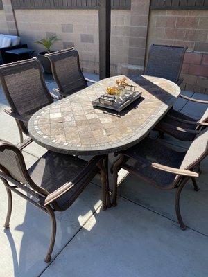 Patio dining