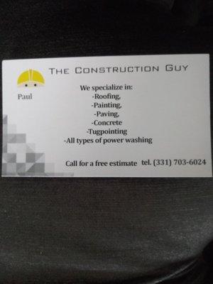 The construction guy