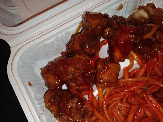 Orange Chicken Was Hard & Burnt