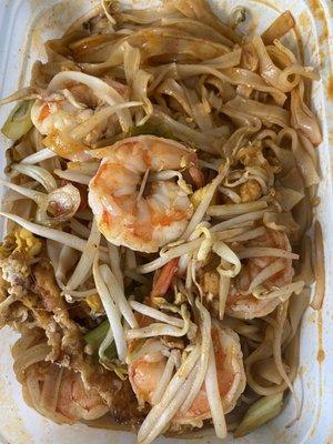 Pad Thai with shrimp