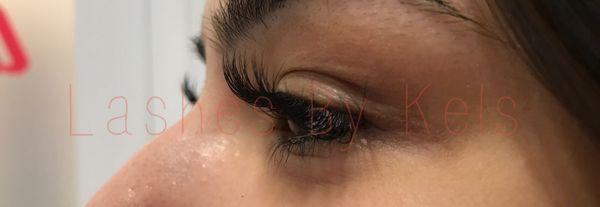 Classic lash extensions Hair & lashes by kelsea sola studio 23 (916)474-1715