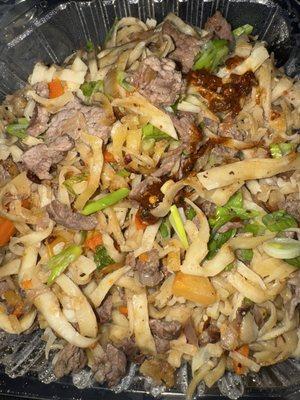 Stip fried Noodles (Tsuivan)