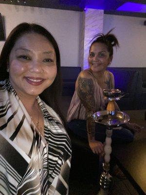 Just 2 Guam girls vibin' at Vibez Hookah Lounge