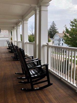 Rockers on the Taconic Kimpton front porch