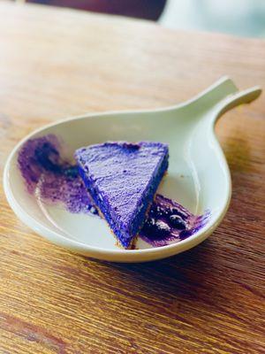 Ube cheesecake