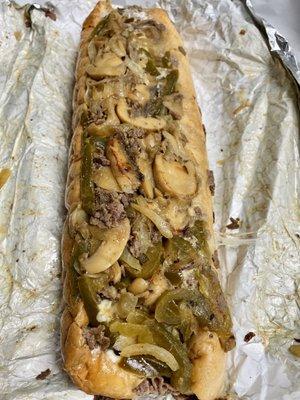 Green Pepper Steak Sub