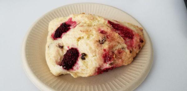 Raspberry scone