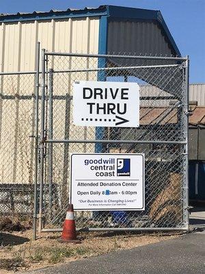 Goodwill Drive-thru