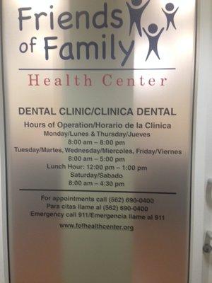 Dental Hours