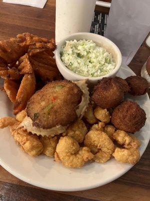 2 seafood combo - very fresh and good!