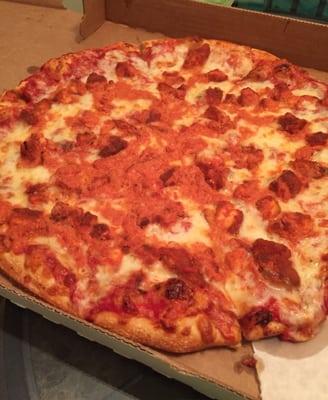 Chicken parm pizza