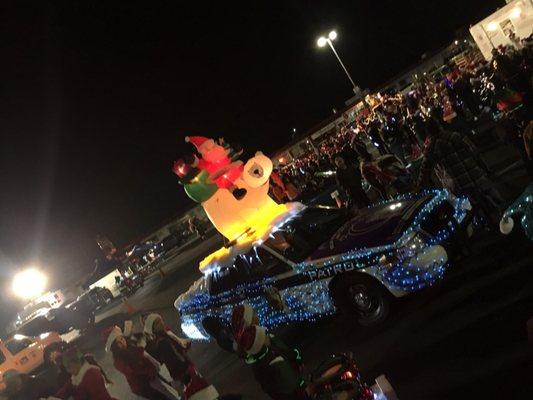 Thank you Maggie Gallegos for sending us this awesome picture and Salinas parade of lights 2016