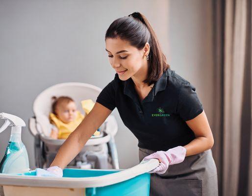 Ask us about our #ecofriendly and #childsafe cleaning services!