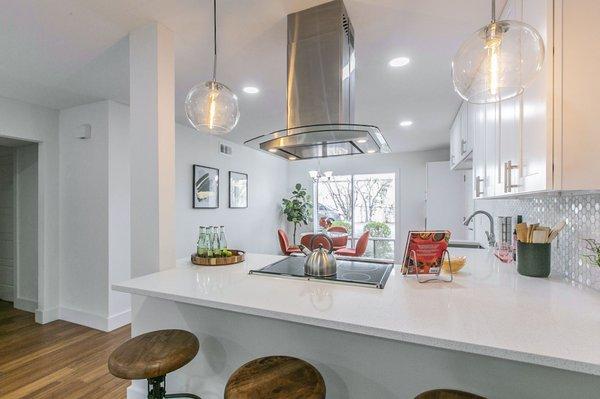 Silver White quartz countertop