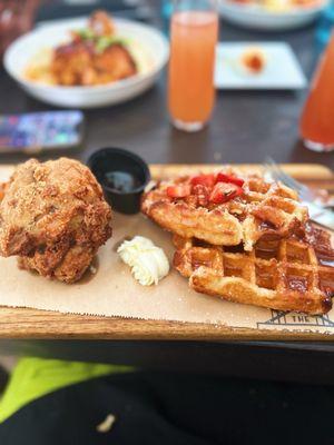 Chicken and waffles