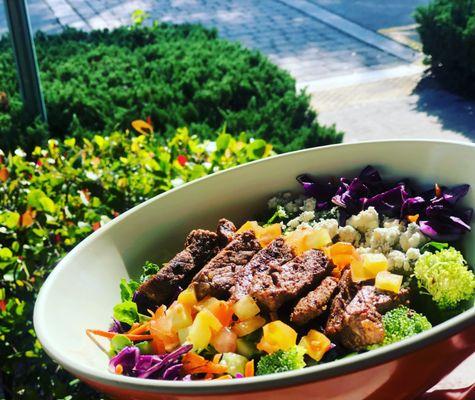 Steak Salad! 
Everything you want in your Daily routine.